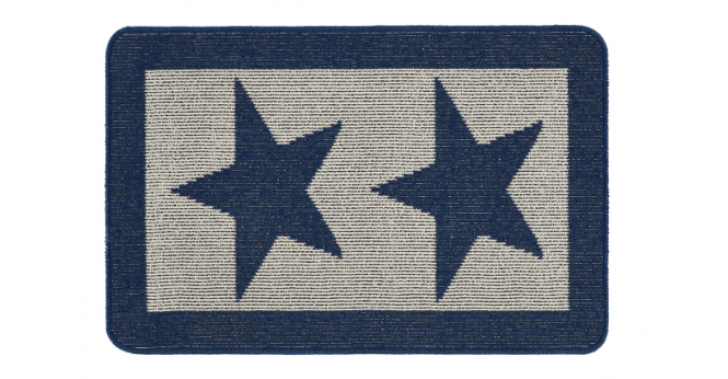 My Mat My Stain Resistant Star Navy