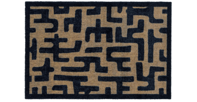 My Mat  Nylon Indoor Pattern Abstract Maze
