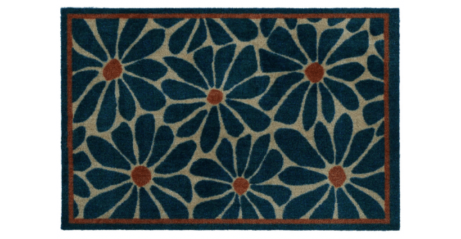 My Mat  Nylon Indoor Pattern Boho Floral Runner