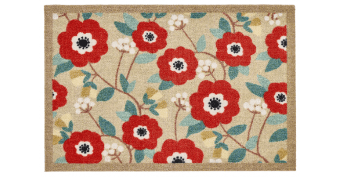 My Mat  Nylon Indoor Pattern My Floral Blooms