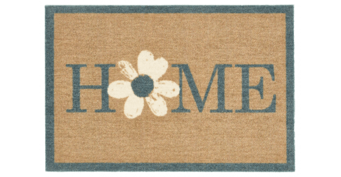My Mat  Nylon Indoor Pattern My Flower Home