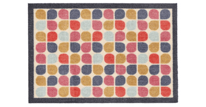 My Mat  Nylon Indoor Pattern My Retro Clover Runner