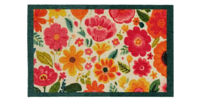 My Mat  Nylon Indoor Printed My Bright Blooms