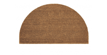 My Mat Plain Coir Half Moon