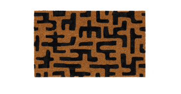 My Mat Printed Coir Abstract Maze