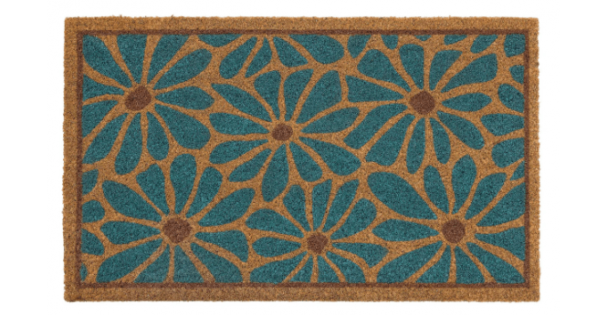 My Mat  Printed Coir Boho Floral
