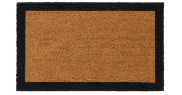 My Mat Printed Coir Border Black