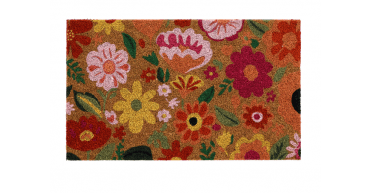 My Mat Printed Coir Bright Blooms