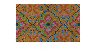 My Mat Printed Coir Bright Tile Doormat