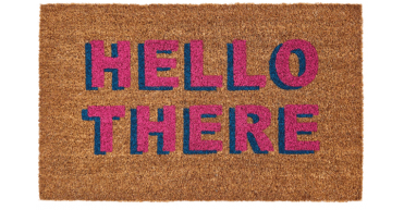 My Mat Printed Coir Hello There