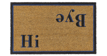 My Mat Printed Coir Hi Bye Doormat