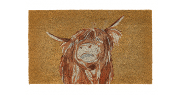 My Mat Printed Coir Highland Cow