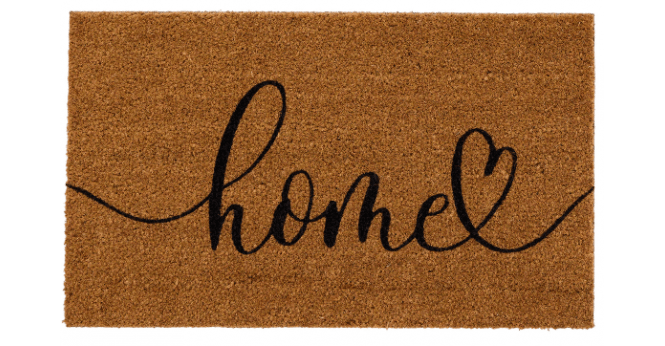 My Mat  Printed Coir Home Script