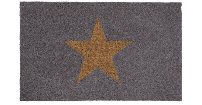 My Mat  Printed Coir Inverse Star