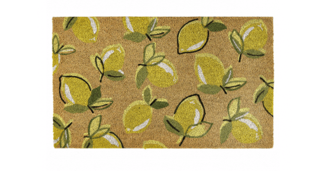 My Mat  Printed Coir Lemons