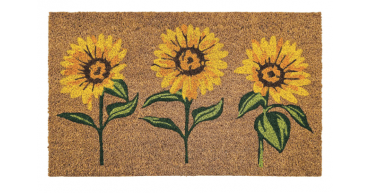 My Mat Printed Coir Multi Sunflowers