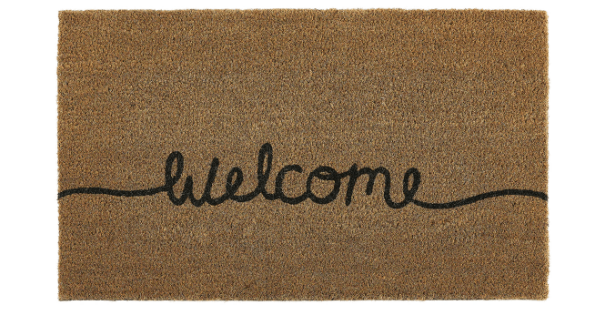 My Mat  Printed Coir Welcome