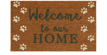 My Mat Printed Coir Welcome Paws