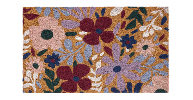 My Mat  Printed Coir Wildflower Meadow