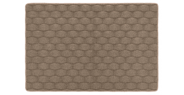 My Mat Sculptured Washable Basketweave Mink
