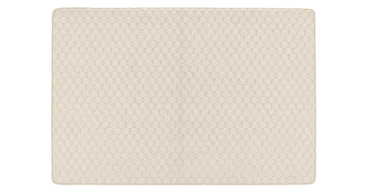 My Mat Sculptured Washable Honeycomb Ivory