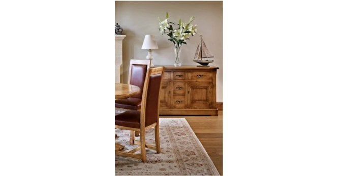 Old Charm Chatsworth Leather Dining Chair 2899 (HIDE/GRADE S)