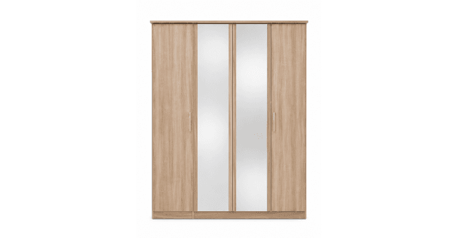 Rauch CLEARANCE - Tellin 4 Door Centre Mirror Wardrobe