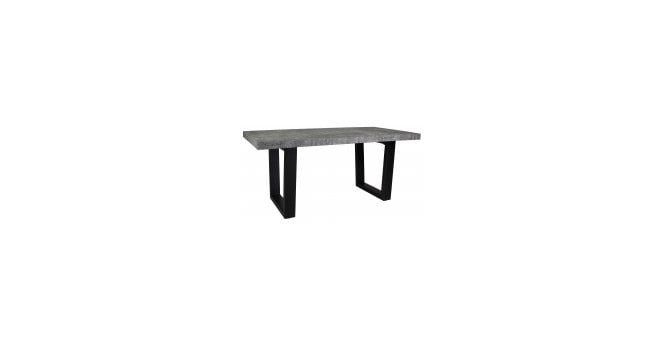 Salford Stone Effect Coffee Table with Brushed Steel legs