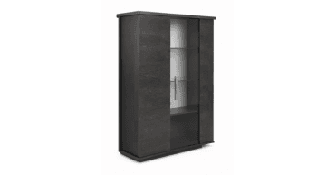 CLEARANCE - Sarah 2 Door Vitrine with Light