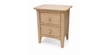 CLEARANCE - New England Bedside Chest 2 Drawers