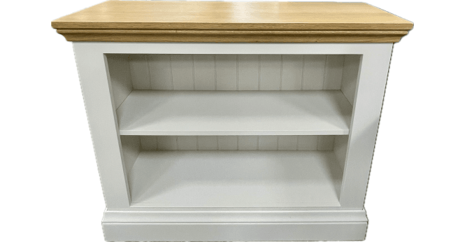 TCH  Coelo Low Bookcase in Morning Dew and Lacquered Oak