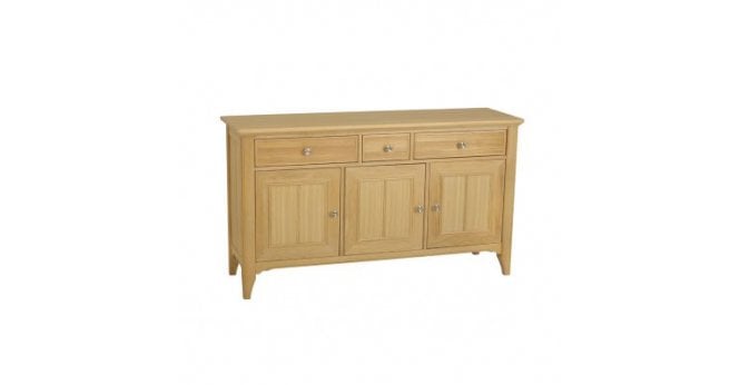 TCH  New England 3 Door Sideboard in Light Oak