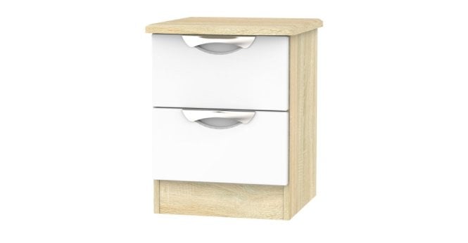 Welcome Camden 2 Drawer Bedside Cabinet