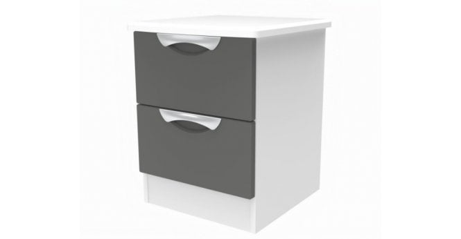 Welcome Camden 2 Drawer Bedside Cabinet