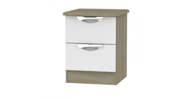 Welcome Camden 2 Drawer Bedside Cabinet