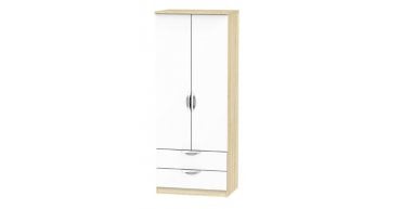 Camden 2ft6in 2 Drawer Wardrobe