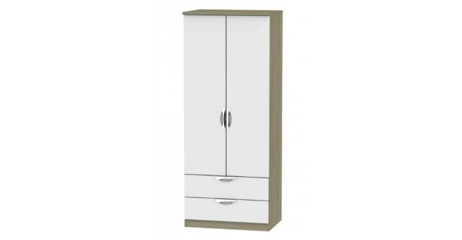 Welcome Camden 2ft6in 2 Drawer Wardrobe