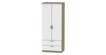 Camden 2ft6in 2 Drawer Wardrobe