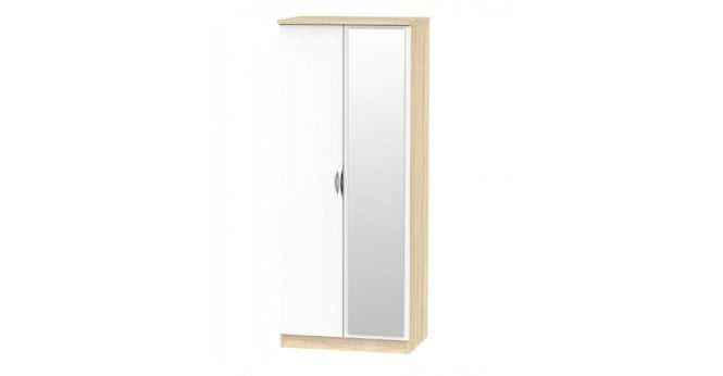 Welcome Camden 2ft6in Mirror Wardrobe