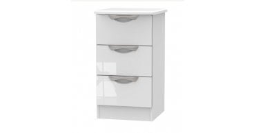 Camden 3 Drawer Bedside Cabinet