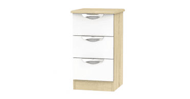 Camden 3 Drawer Bedside Cabinet