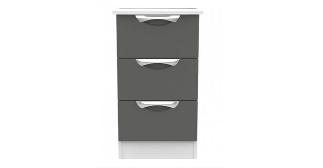 Welcome Camden 3 Drawer Bedside Cabinet