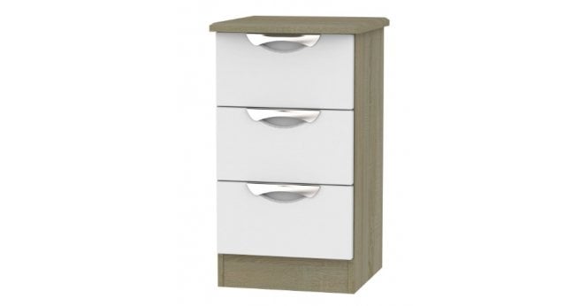 Welcome Camden 3 Drawer Bedside Cabinet