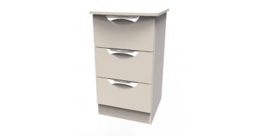 Camden 3 Drawer Bedside Cabinet