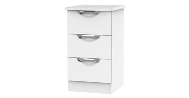Camden 3 Drawer Bedside Cabinet