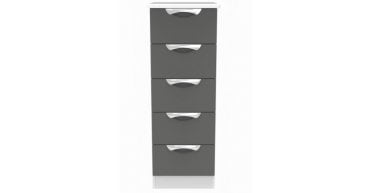 Camden 5 Drawer Bedside Cabinet