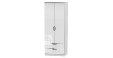 Camden Tall 2ft6in 2 Drawer Wardrobe