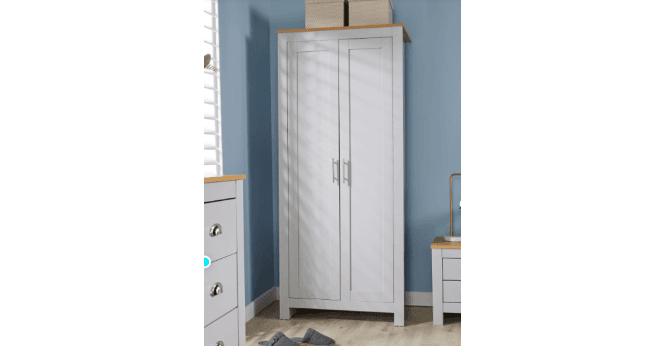 Welcome Camden Tall 2ft6in 2 Drawer Wardrobe