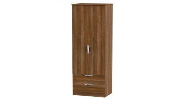 Welcome Camden Tall 2ft6in 2 Drawer Wardrobe
