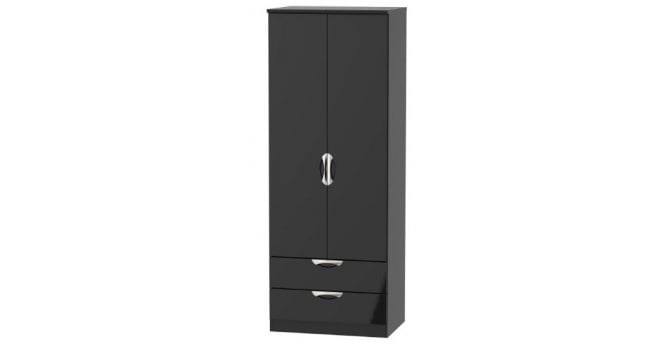 Welcome Camden Tall 2ft6in 2 Drawer Wardrobe